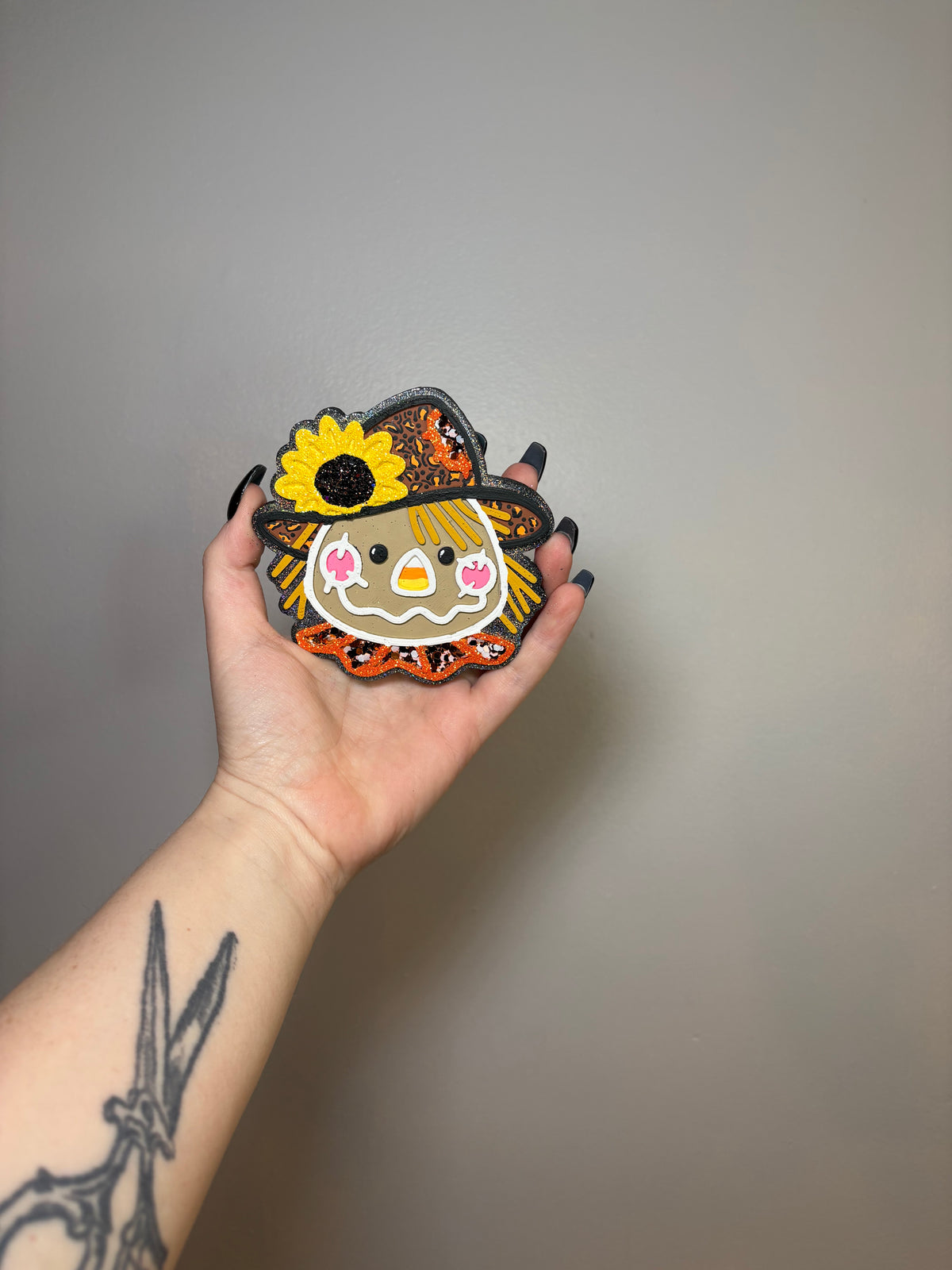 Scarecrow - orange leopard