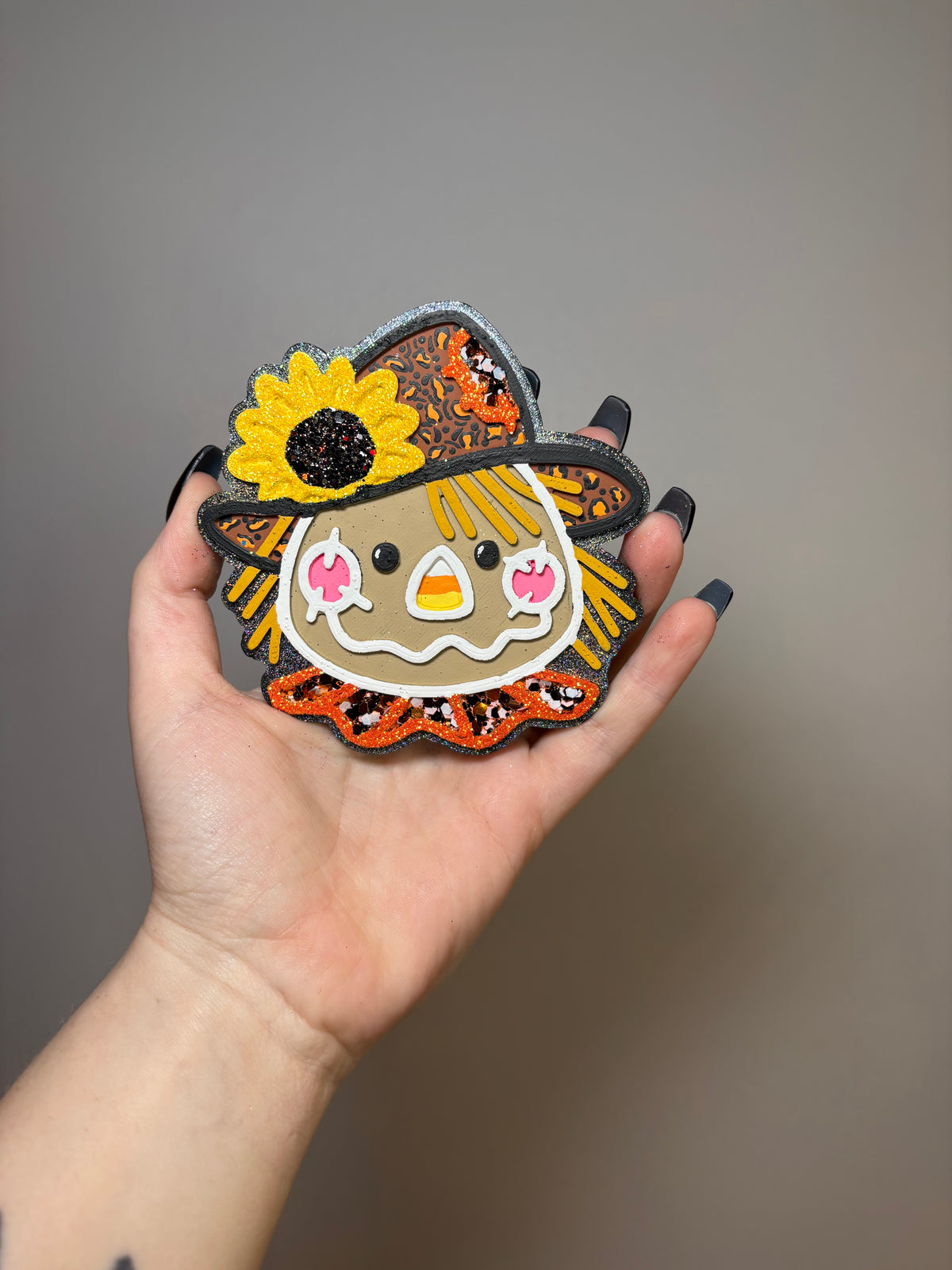 Scarecrow - orange leopard