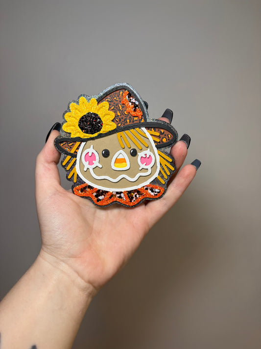 Scarecrow - orange leopard