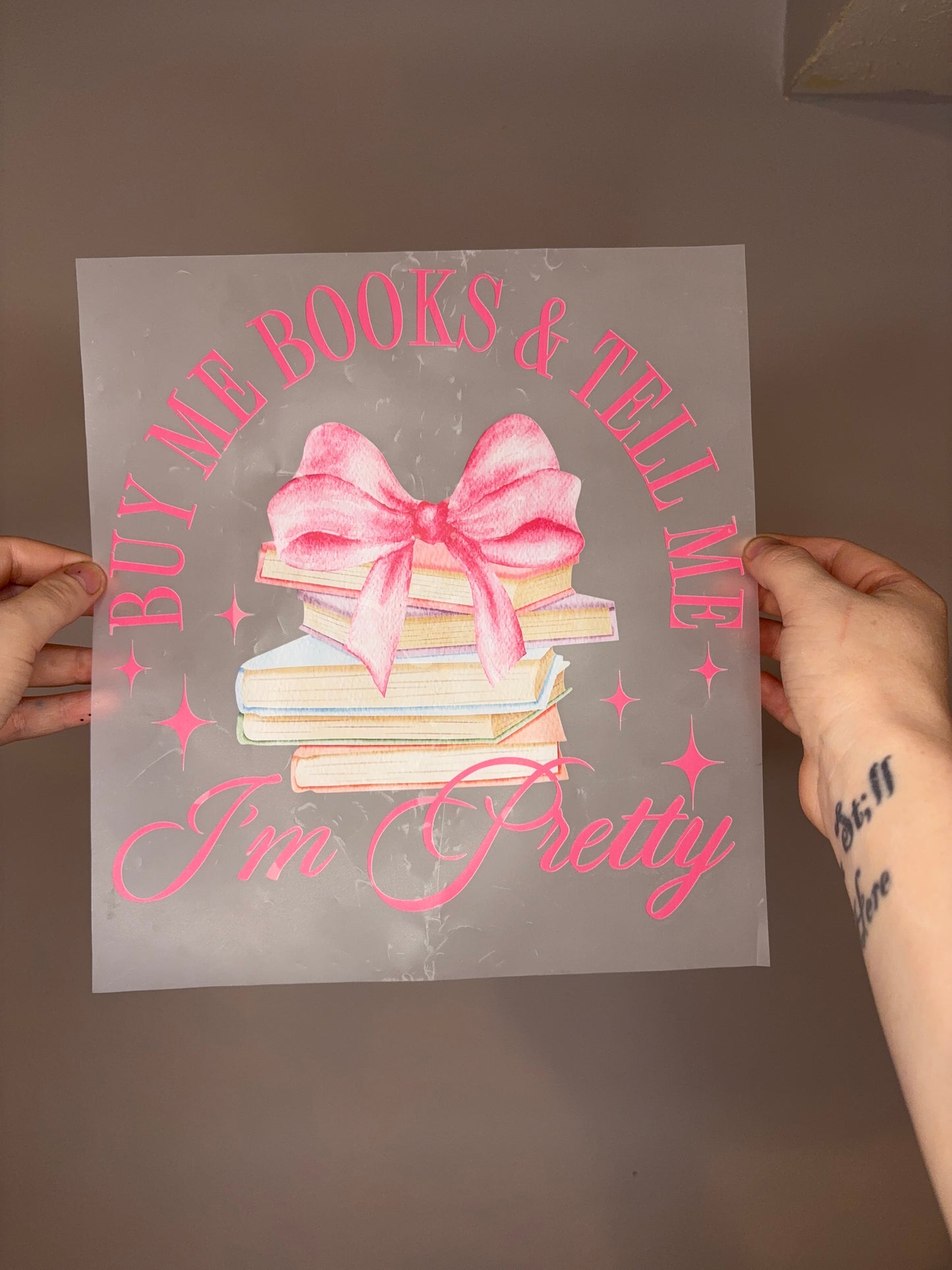 Buy me books and tell me I’m pretty