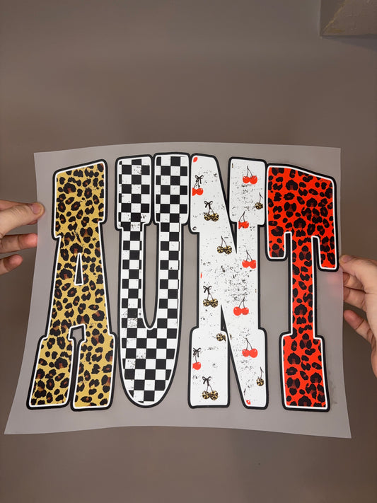 Aunt - cheetah/checker/cherry