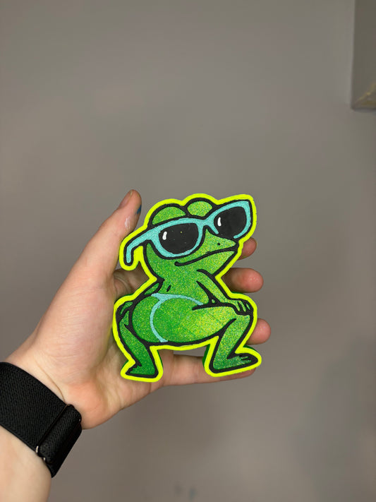 Twerking frog